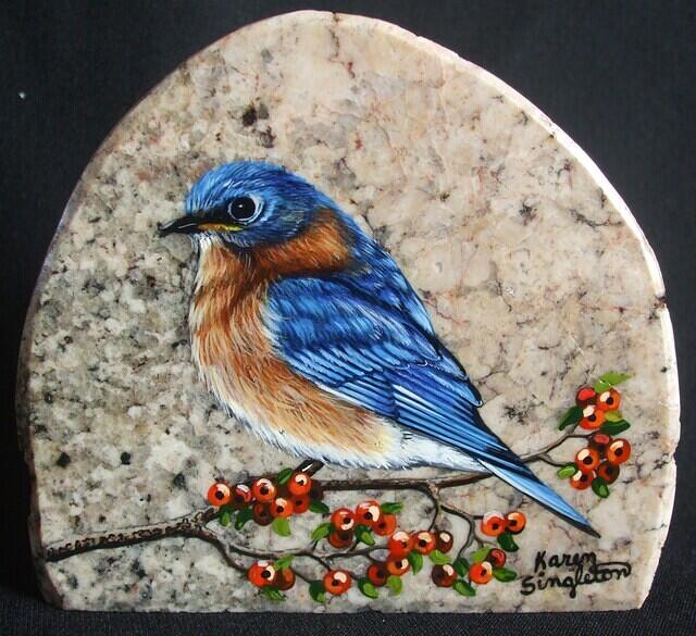 Eastern Blue Bird  (SOLD)