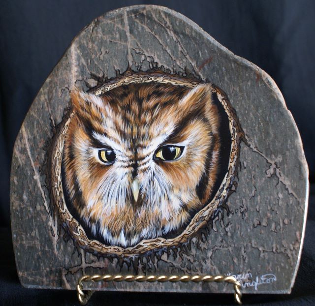 Screech Owl. (SOLD)