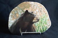 Bear on Lake Superior granite (SOLD)